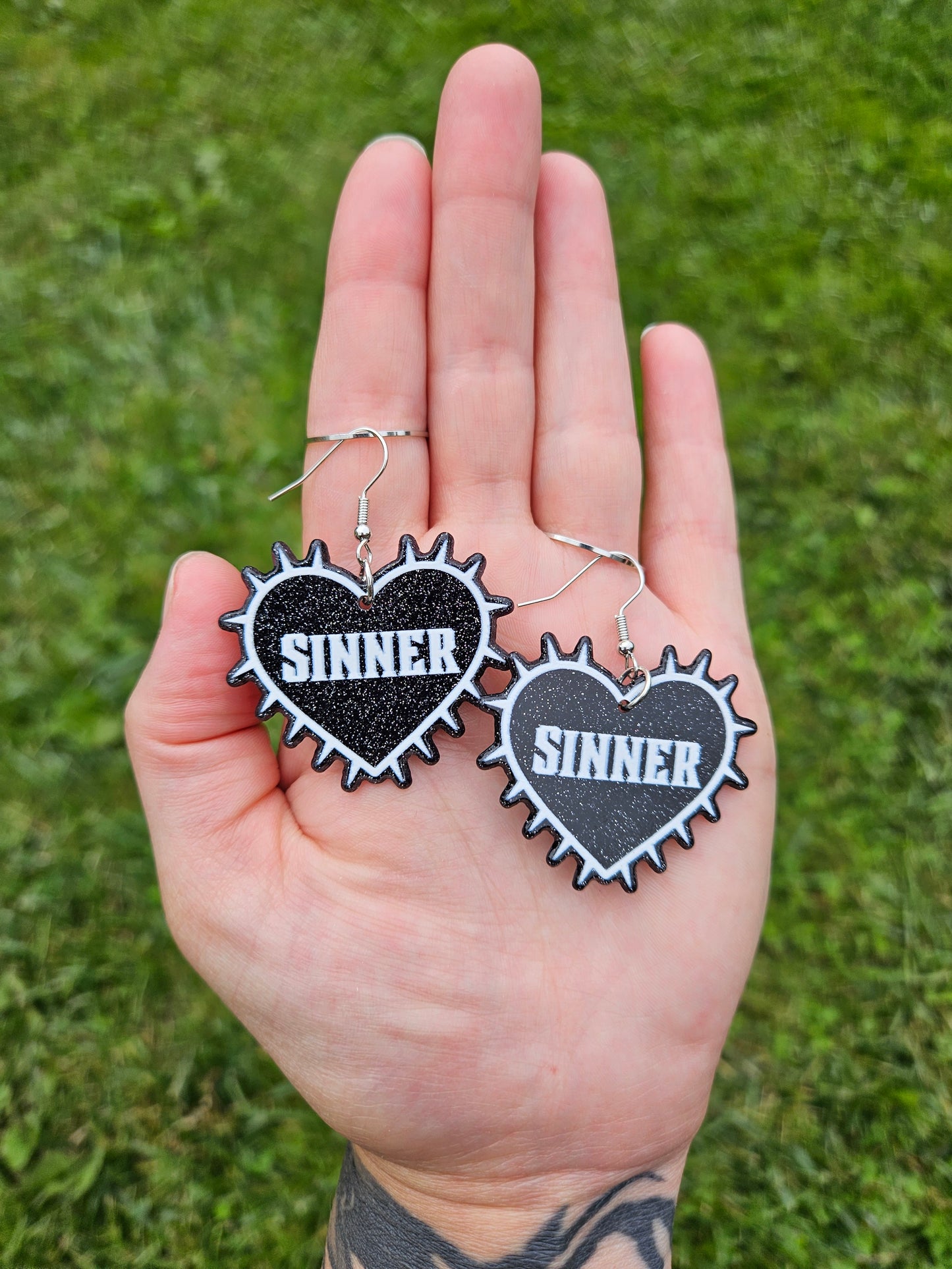 Barbed Wire Sinner Earrings