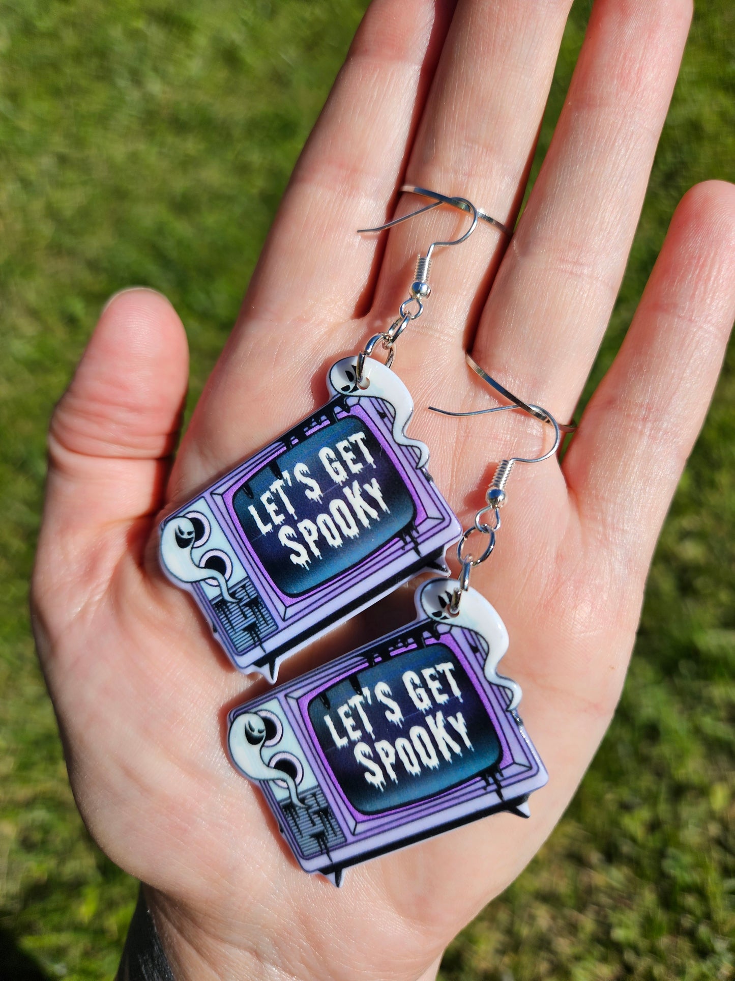 Spooky TV Movie Night Earrings