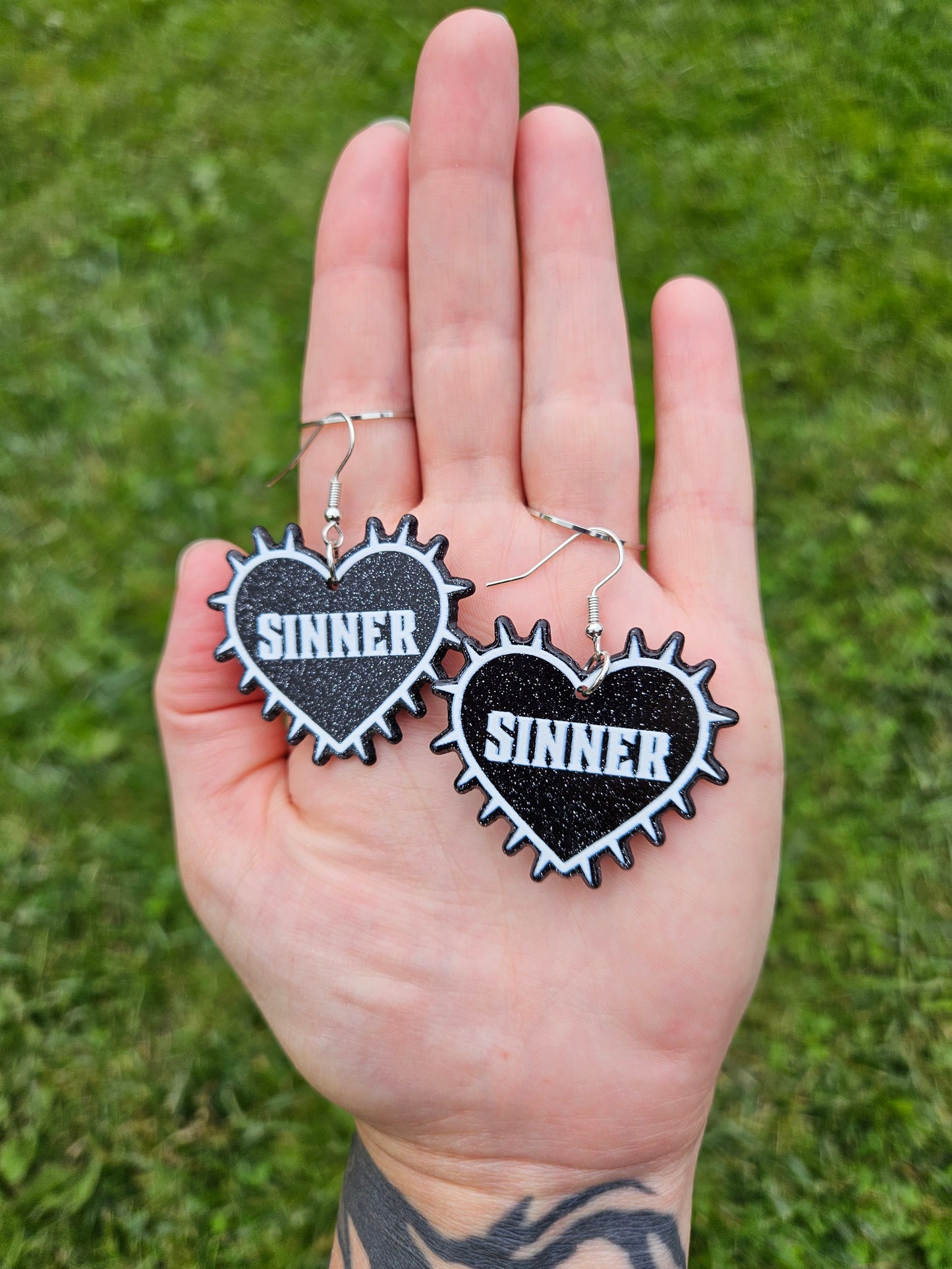 Barbed Wire Sinner Earrings