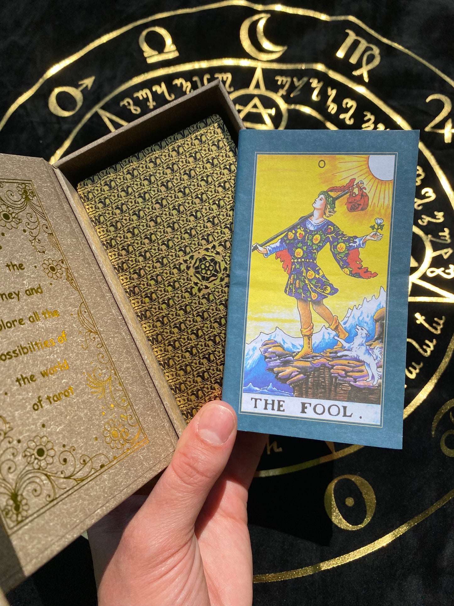 Gold Tarot Deck