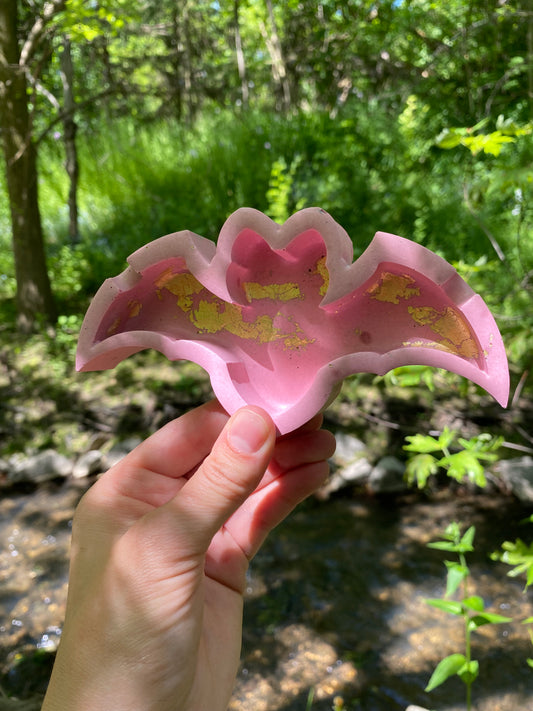 Bat Ashtray- Coral