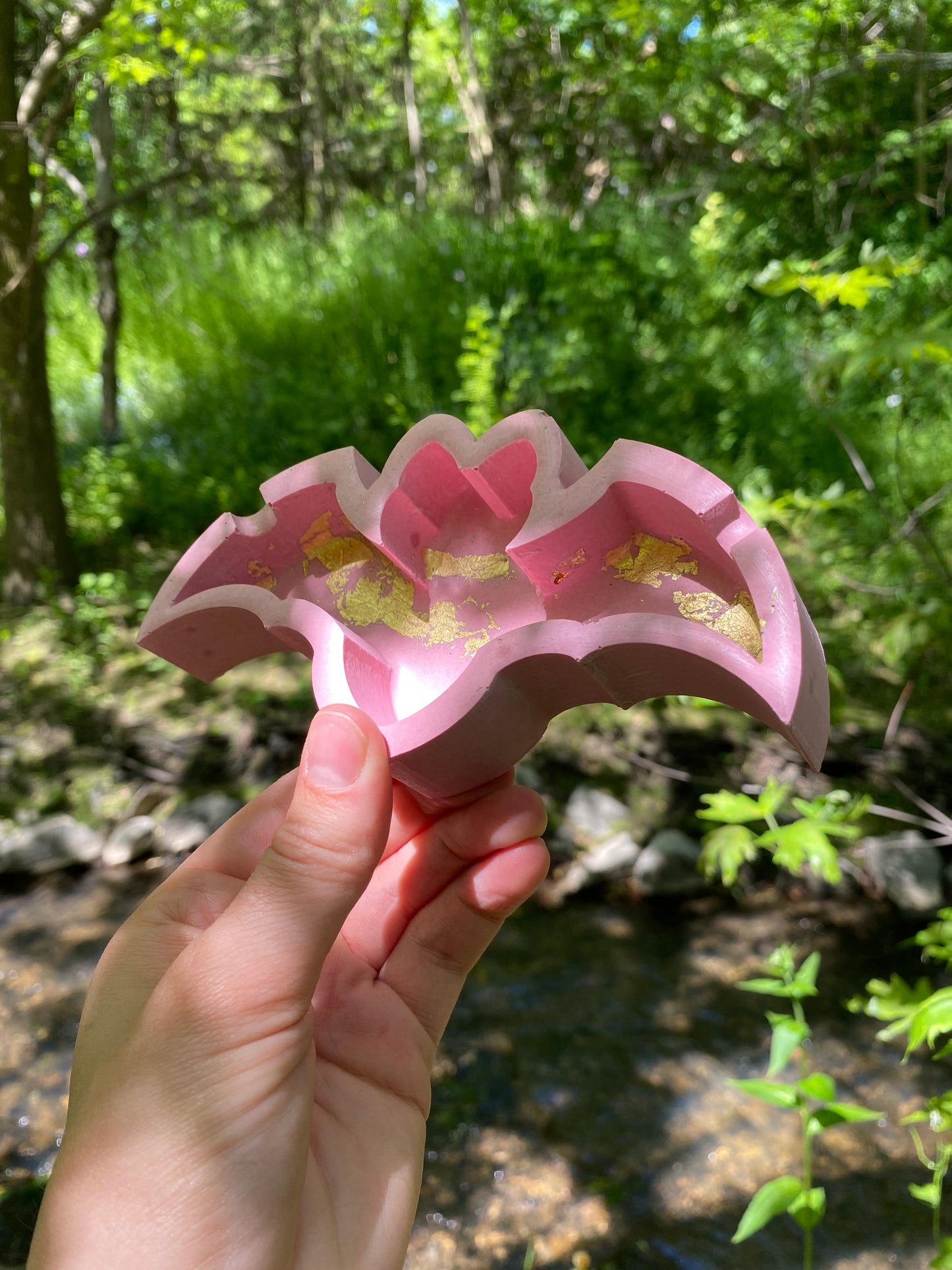 Bat Ashtray- Coral