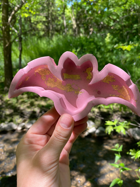 Bat Ashtray- Coral