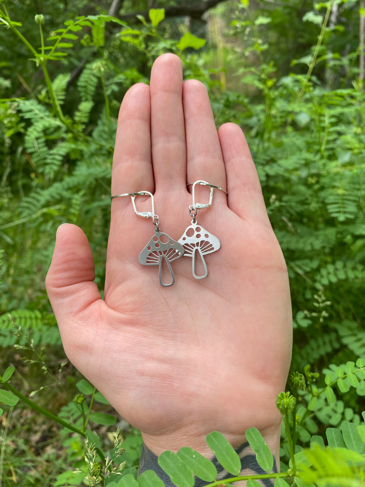 Mini Mushroom Earrings