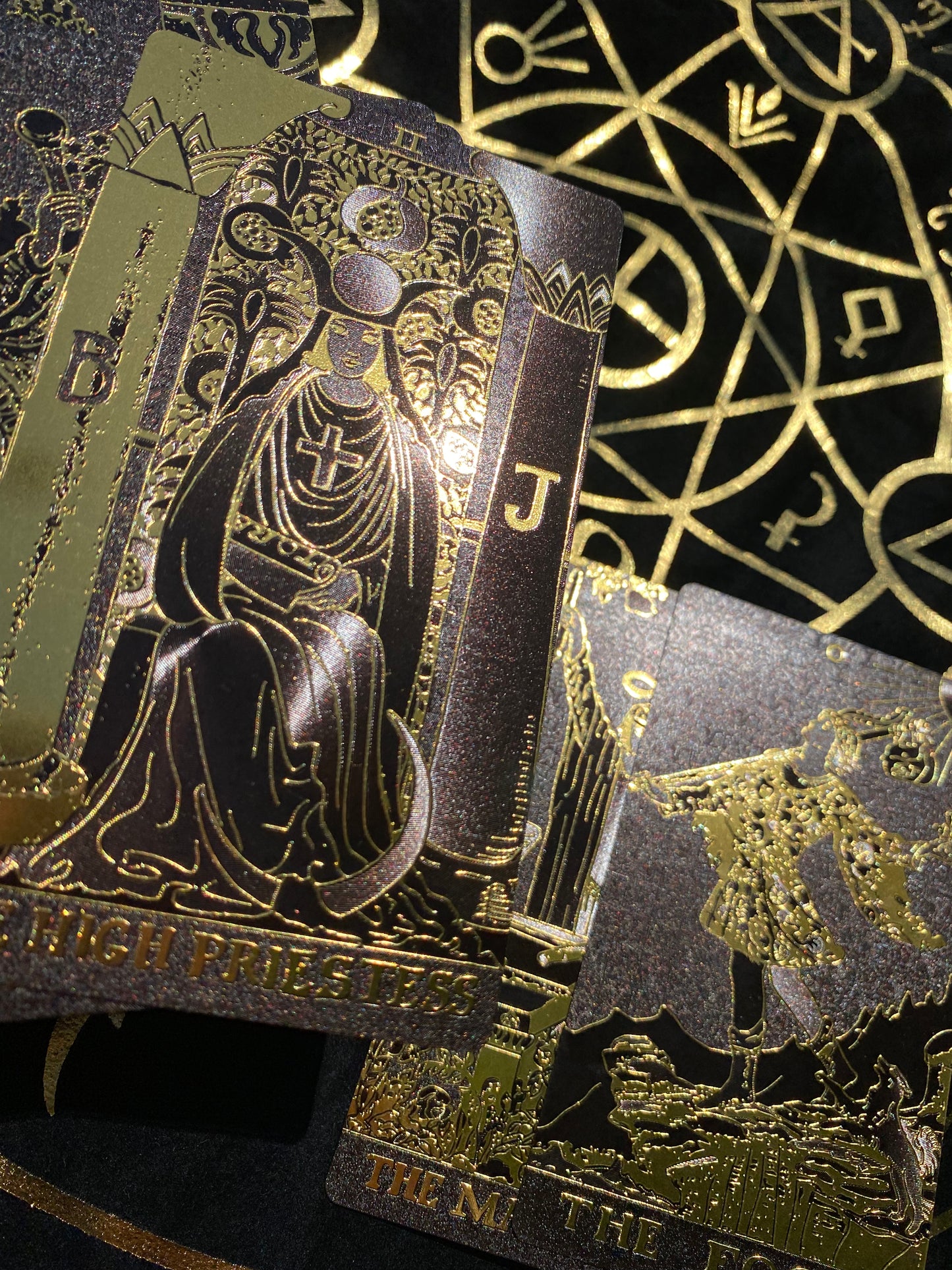 Gold Tarot Deck