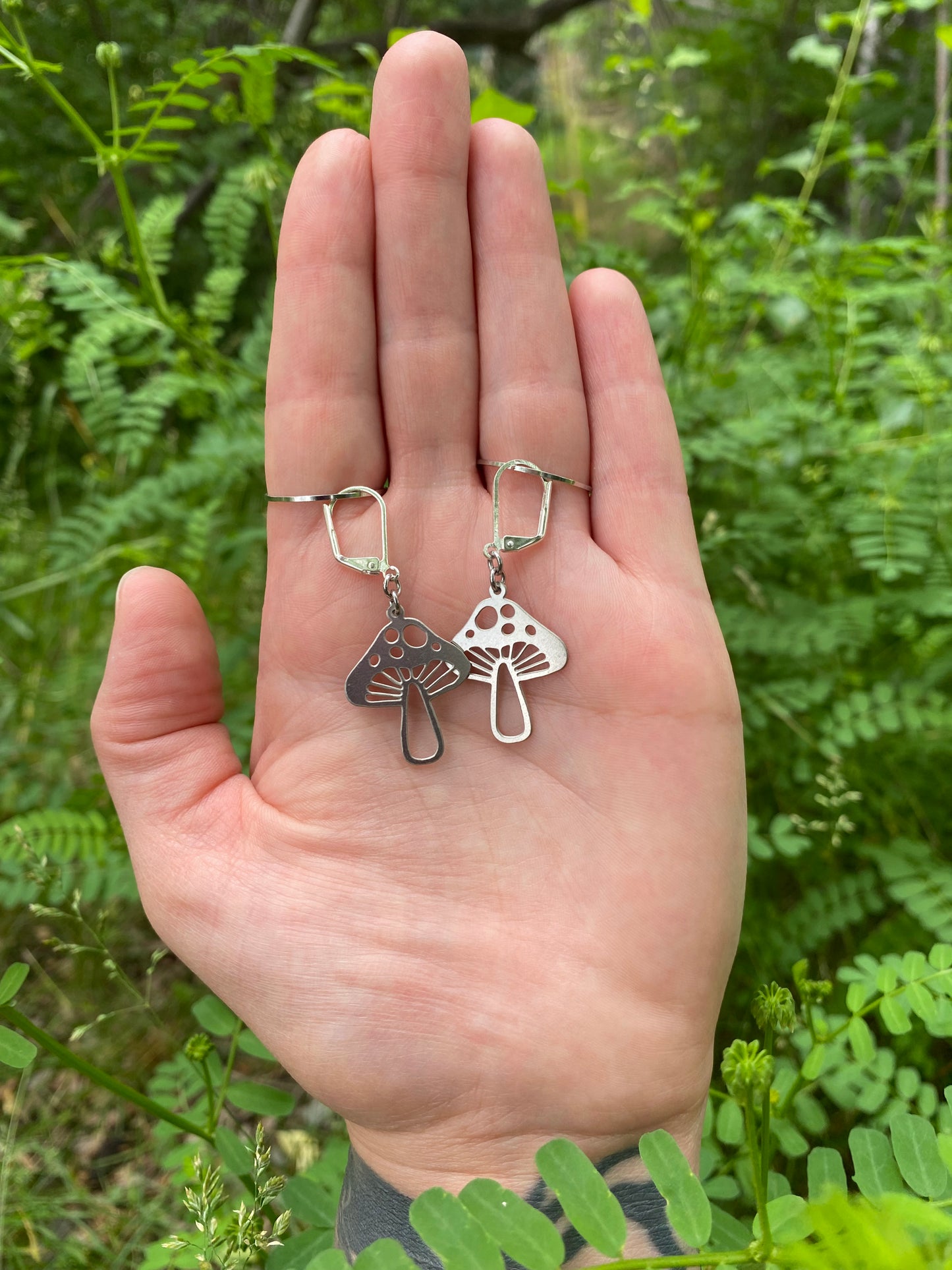 Mini Mushroom Earrings