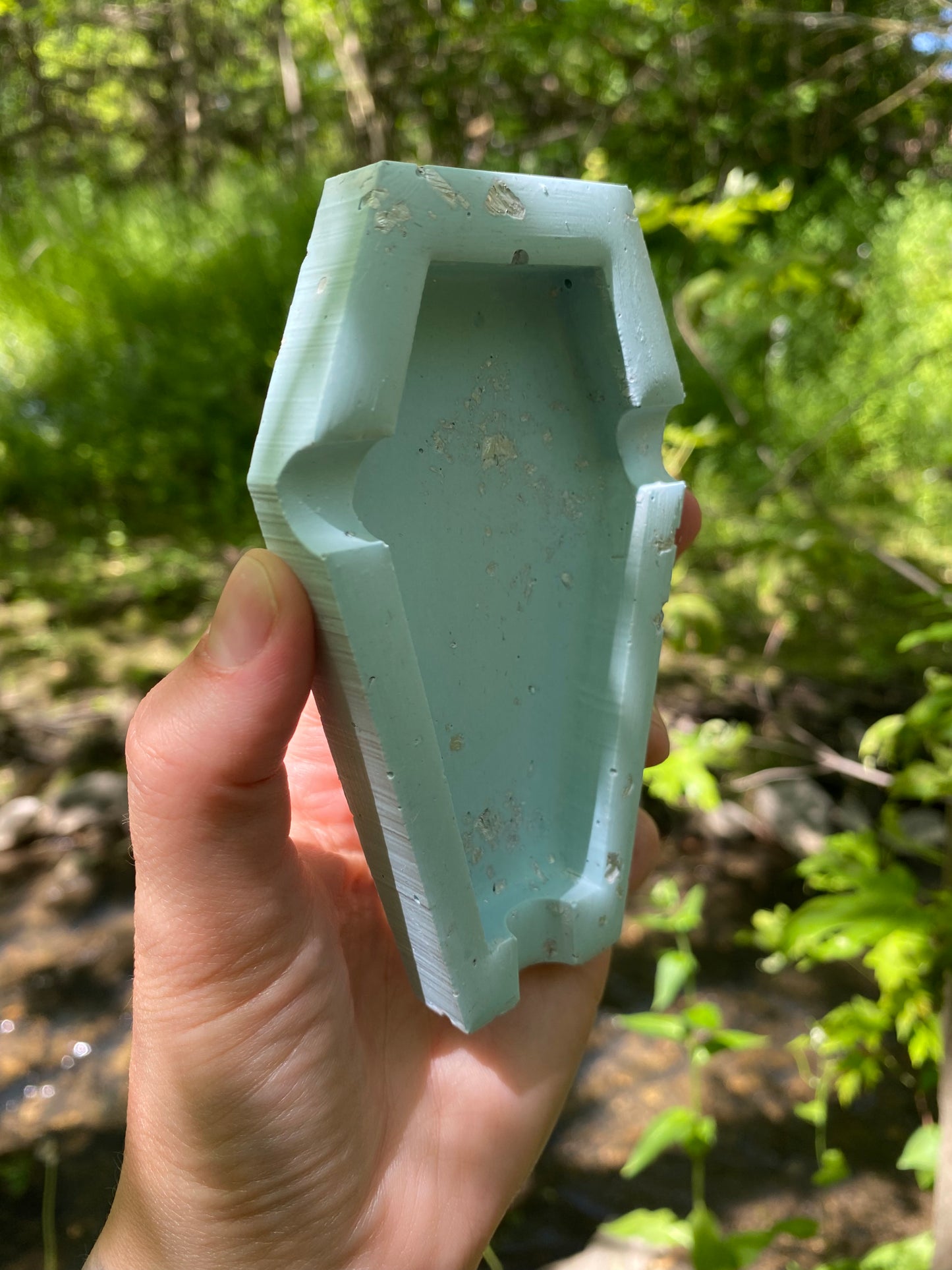 Blue Coffin Ashtray