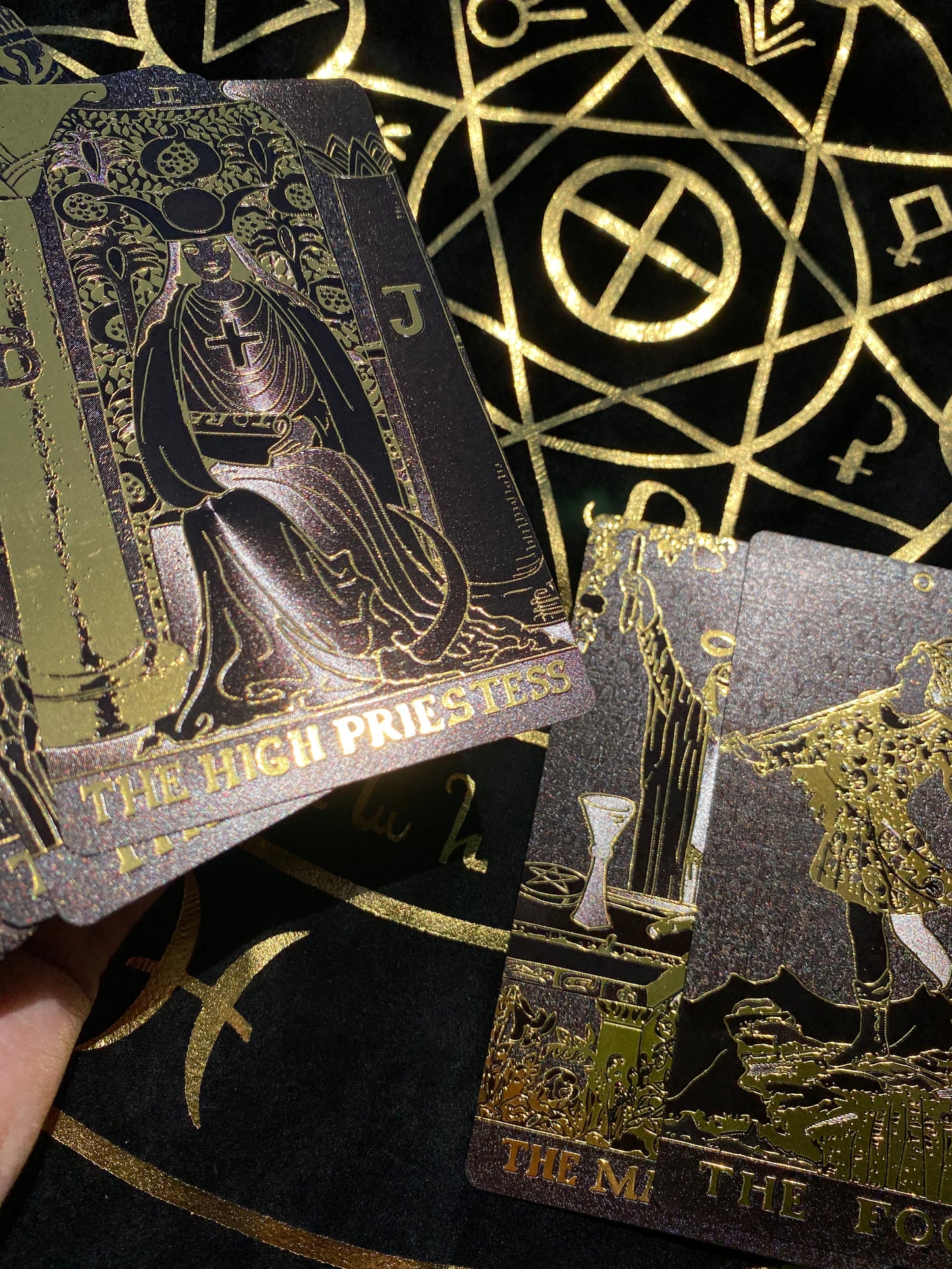 Gold Tarot Deck