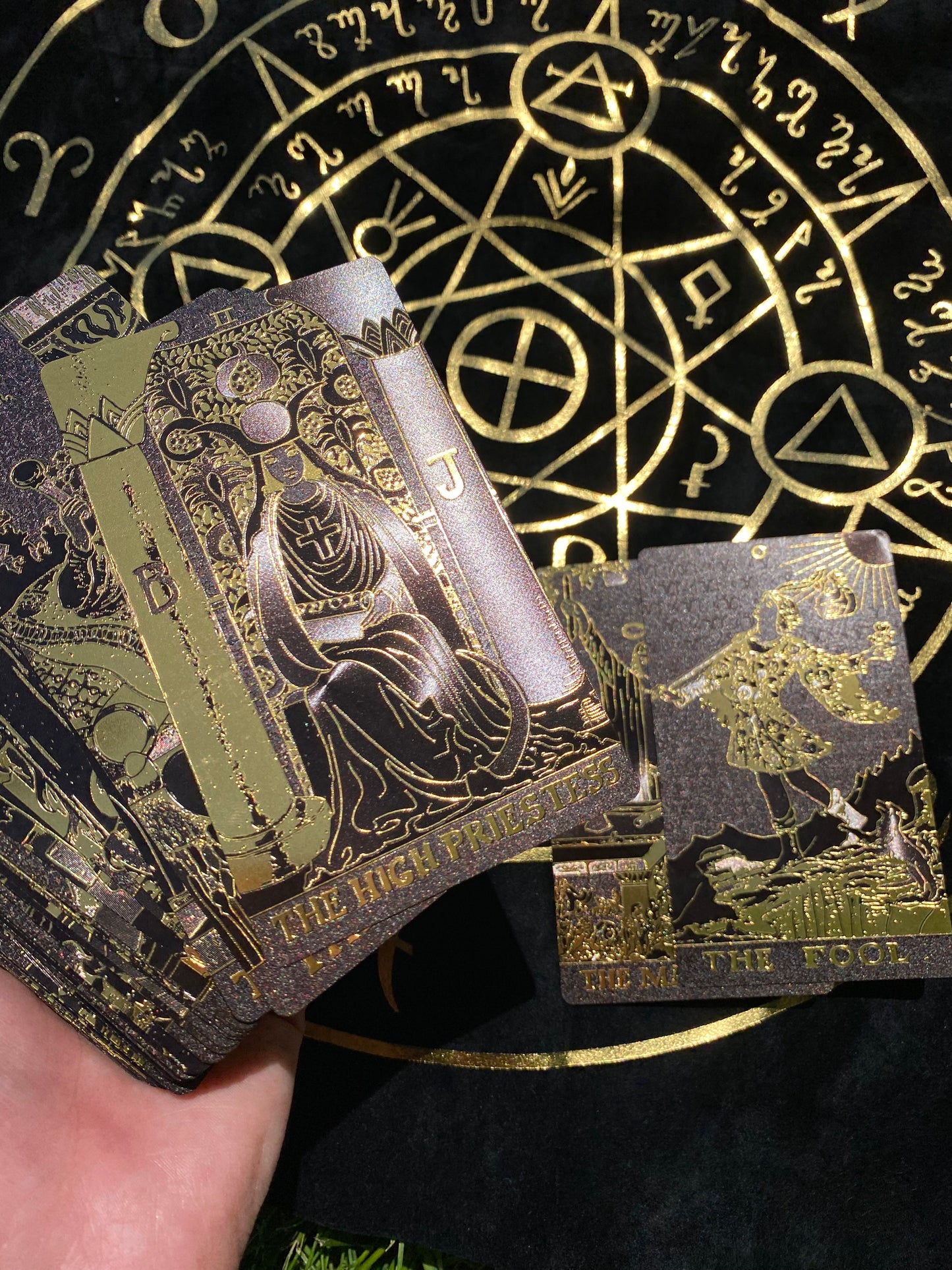 Gold Tarot Deck