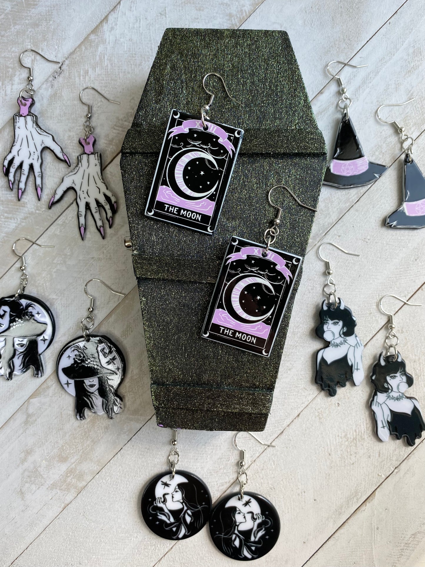 The Sorceress Coffin Mystery Box - Earrings