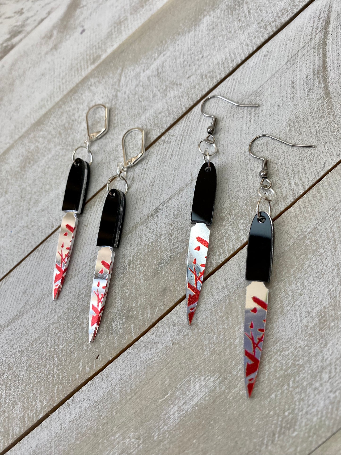 Bloody Knife Earrings