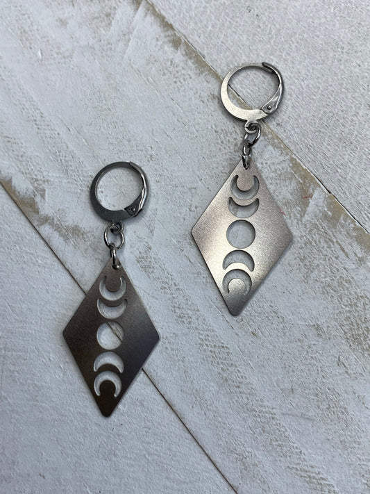 Moon Phase Earrings