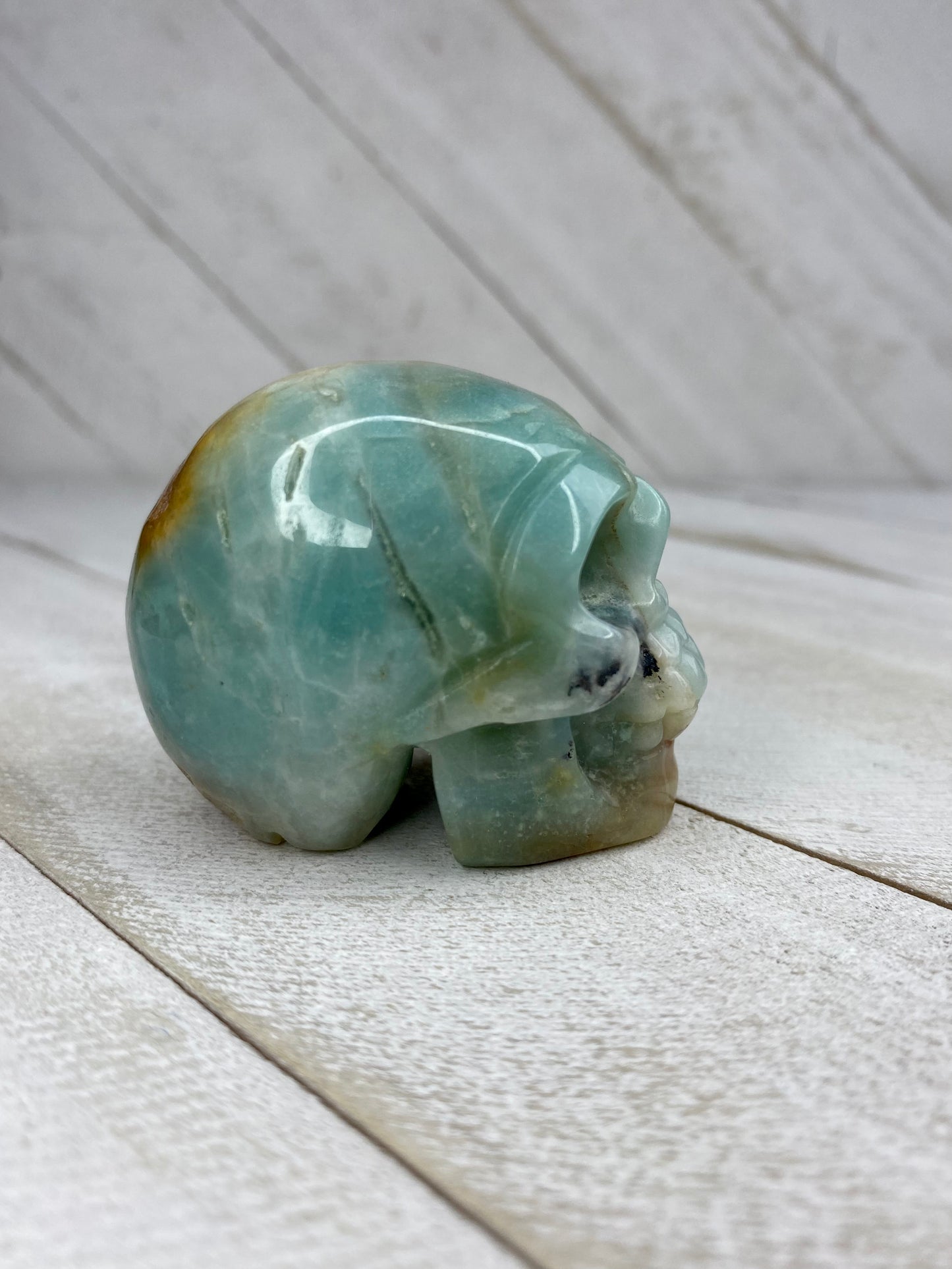 Amazonite Crystal Skull