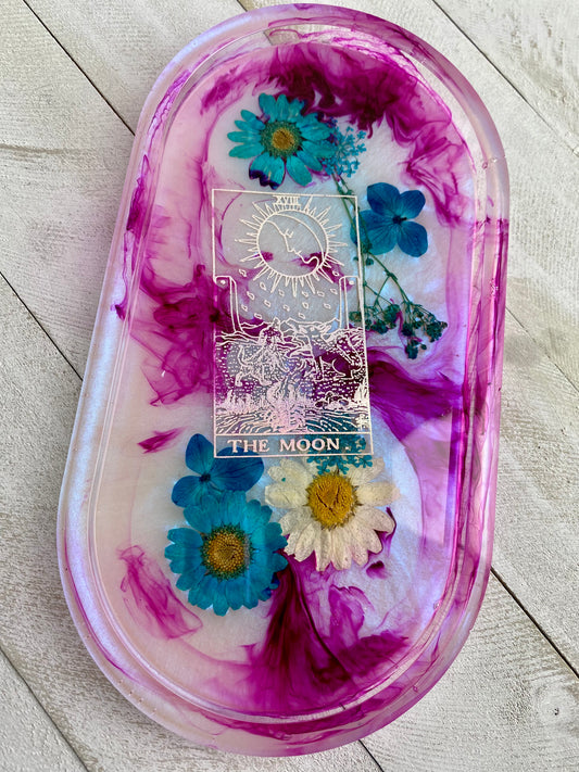 The Moon Tarot Card Tray