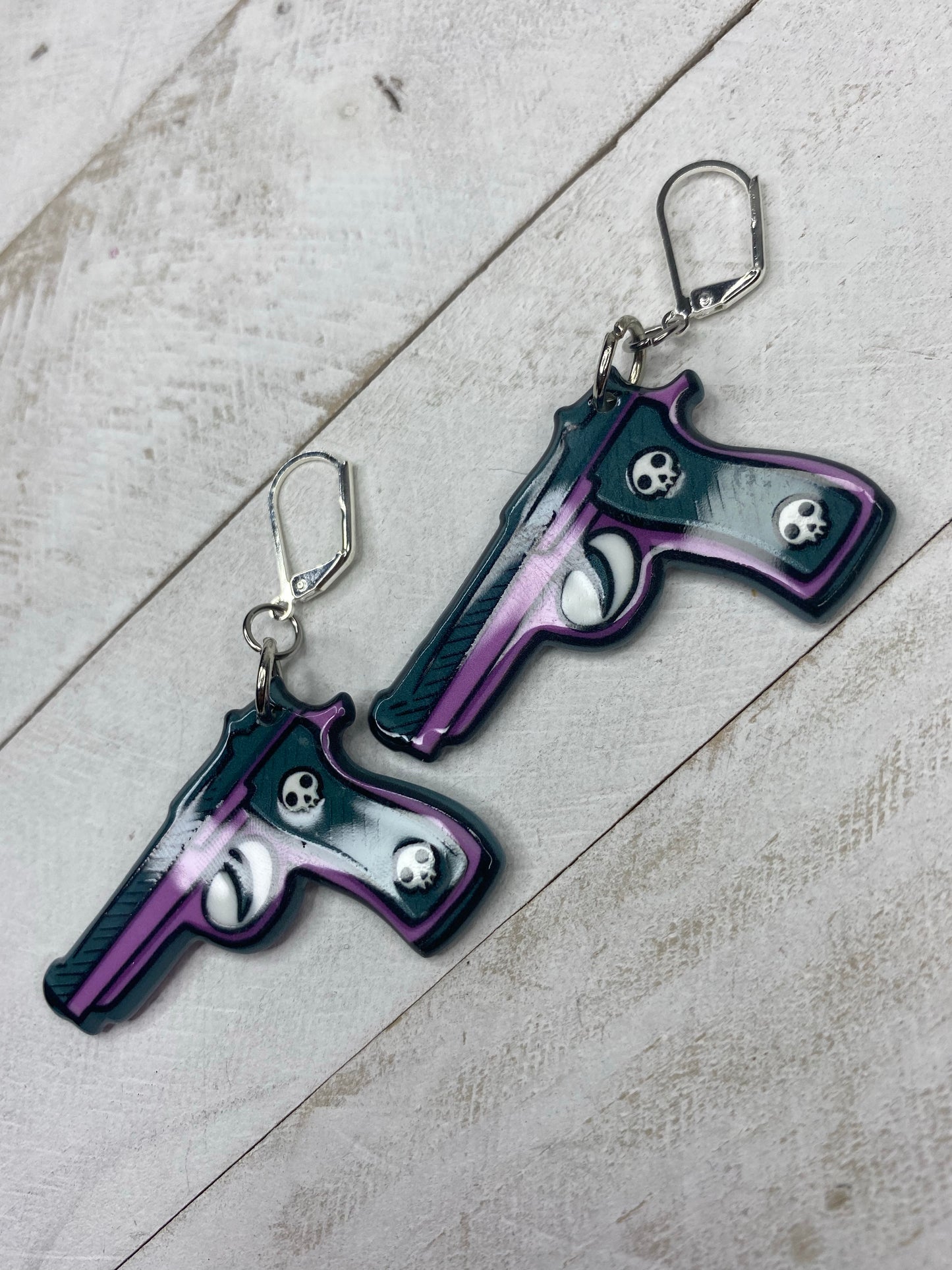 Skull Glock Earrings