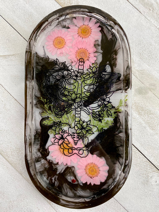 Rib Cage Floral Tray