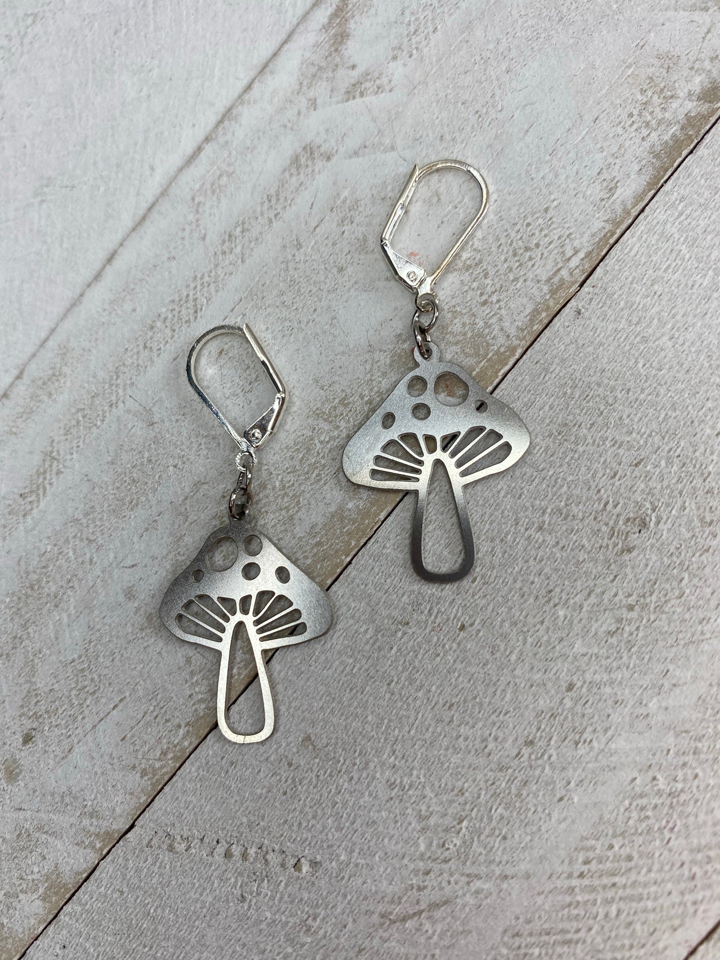 Mini Mushroom Earrings