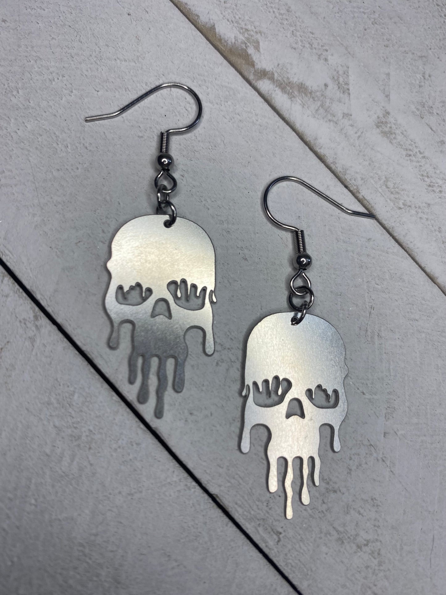 Toxic Skull Earrings