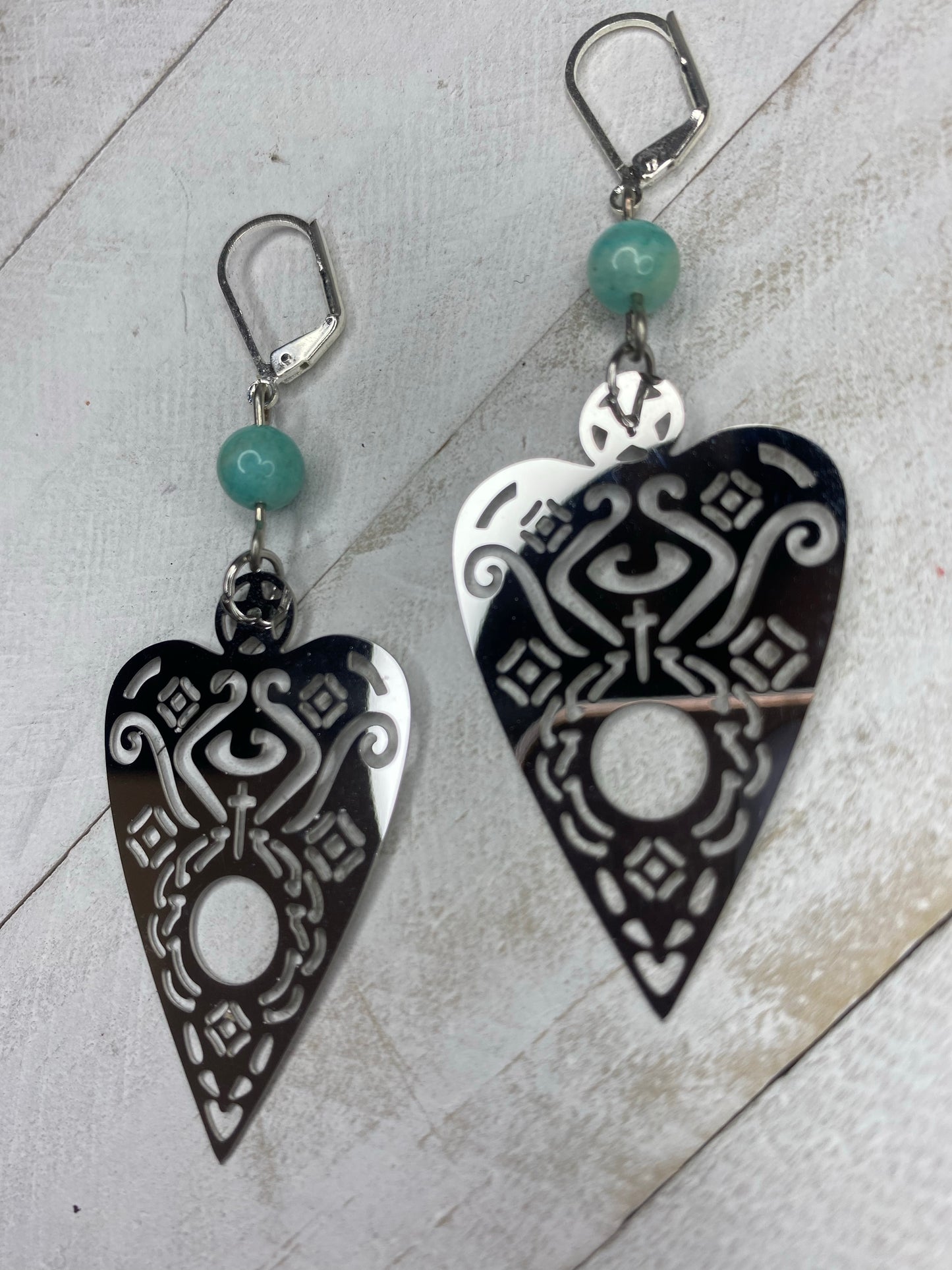 Ouija Planchette Earrings