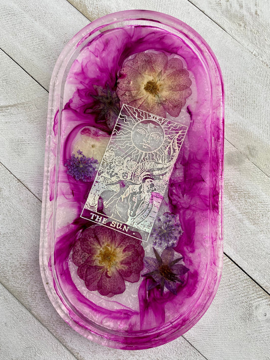 The Sun Tarot Card Tray