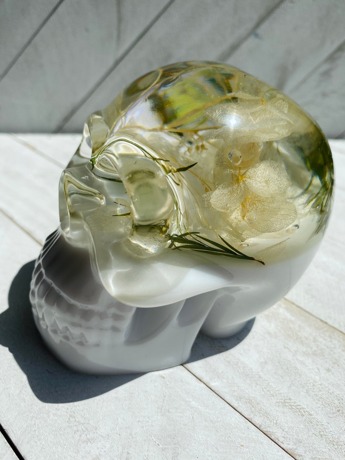 Luna White Base Skull