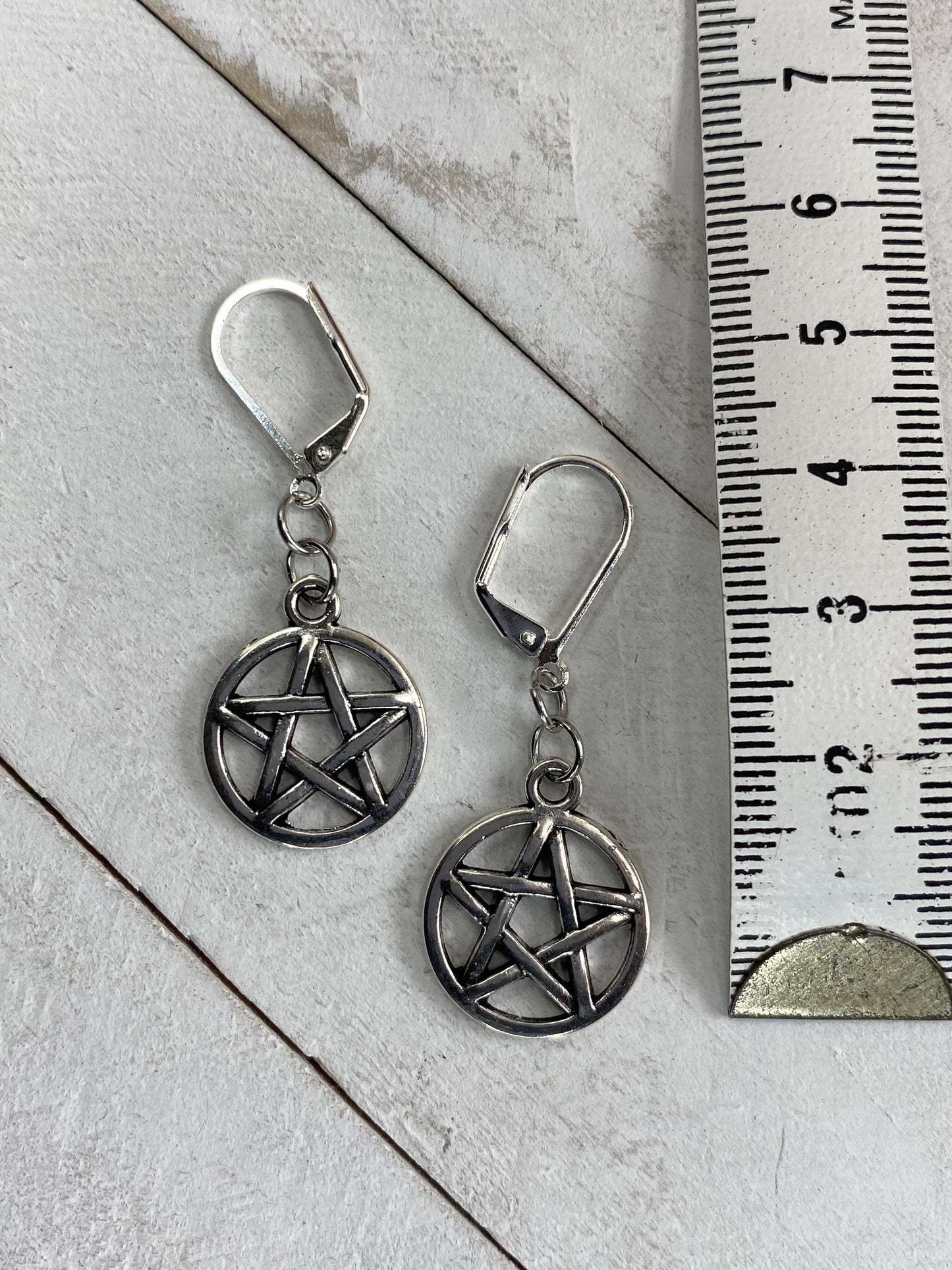 Mini Pentacle Earrings