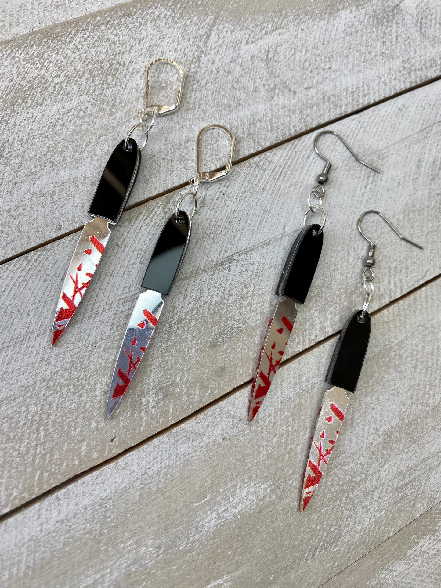 Bloody Knife Earrings