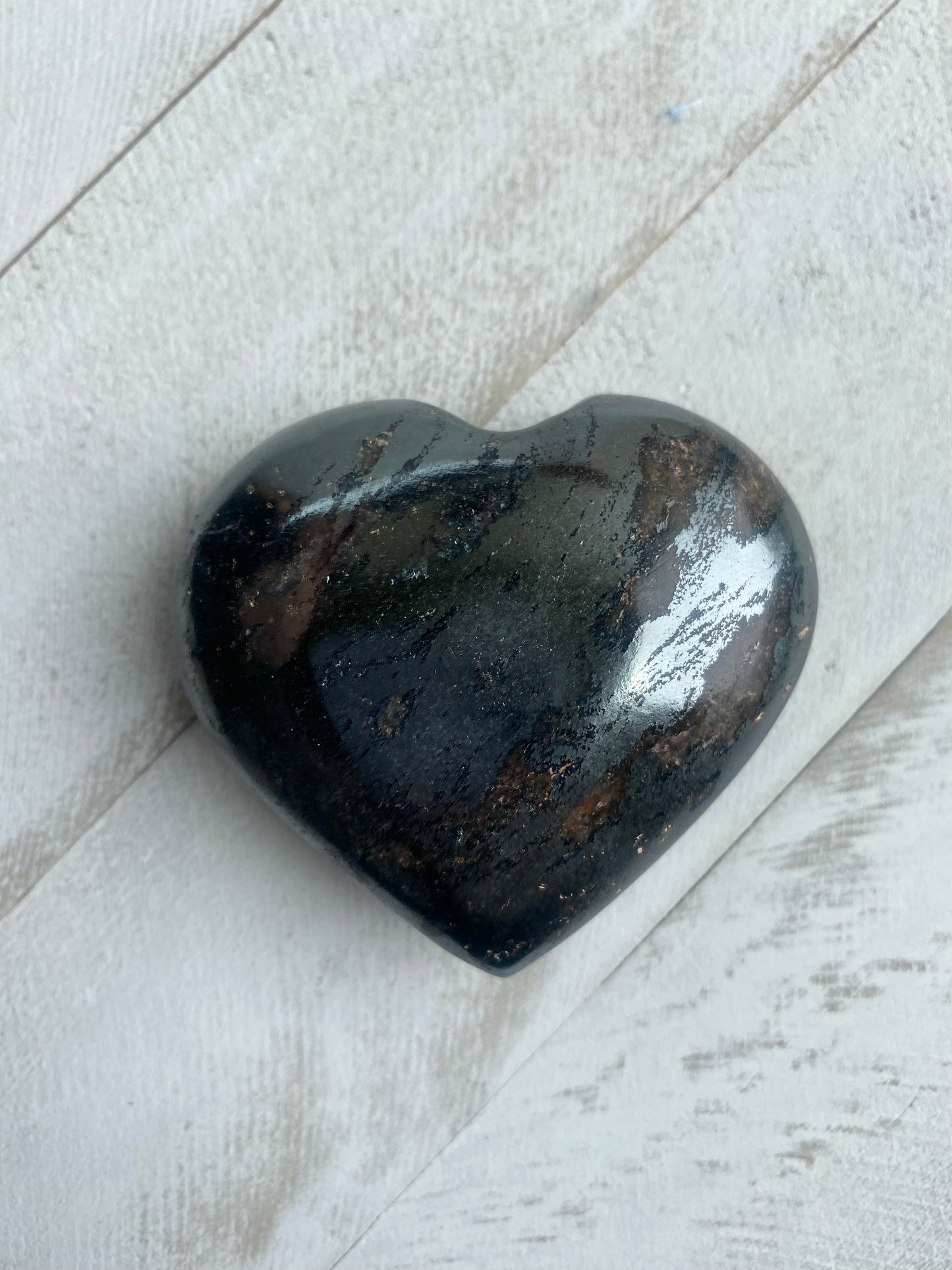 Hematite Heart