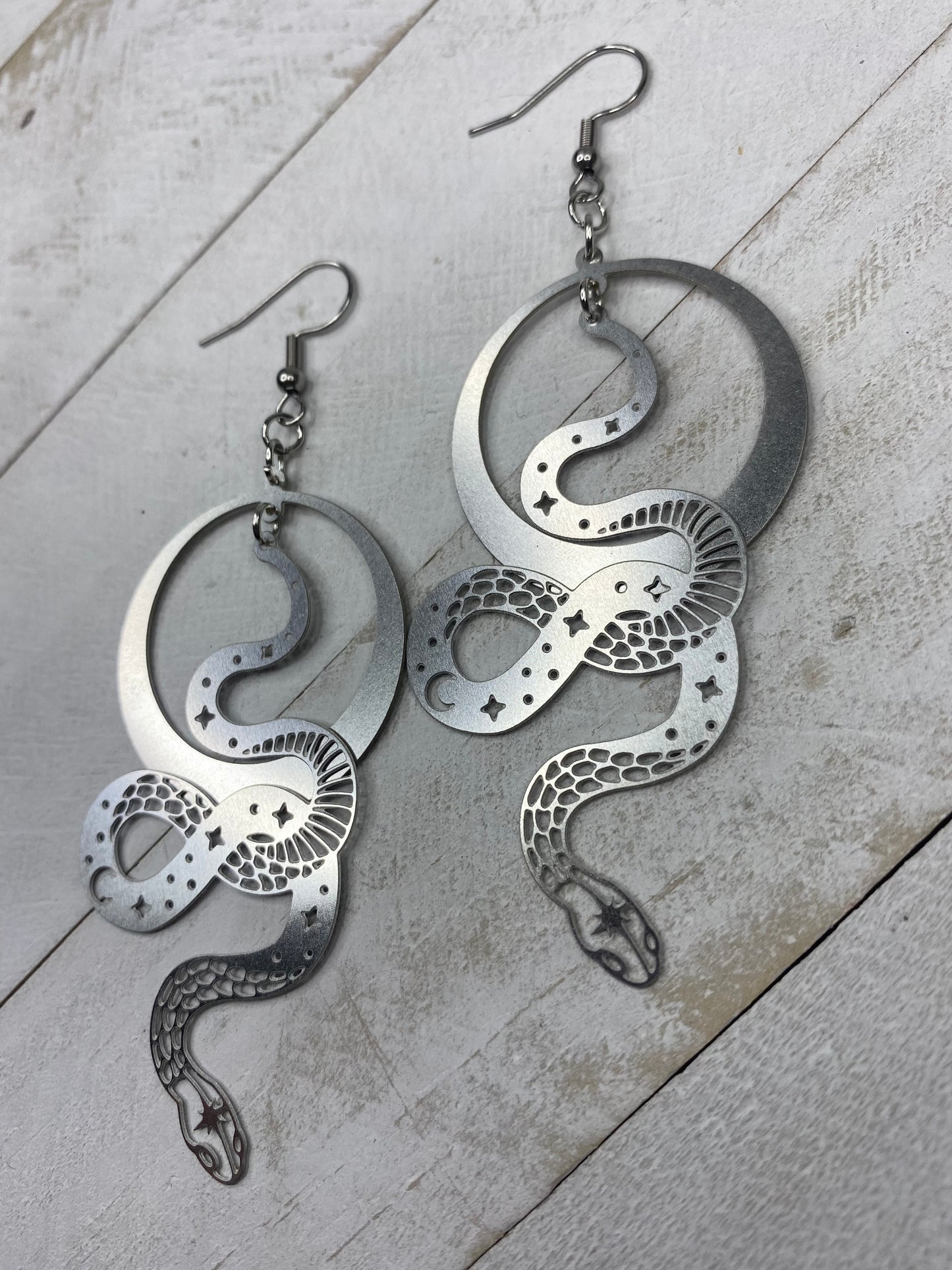 Celestial Serpent Earrings