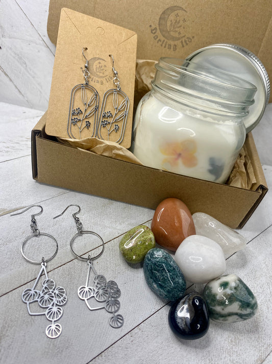 Spring Equinox Crystal & Candle Mystery Box Large