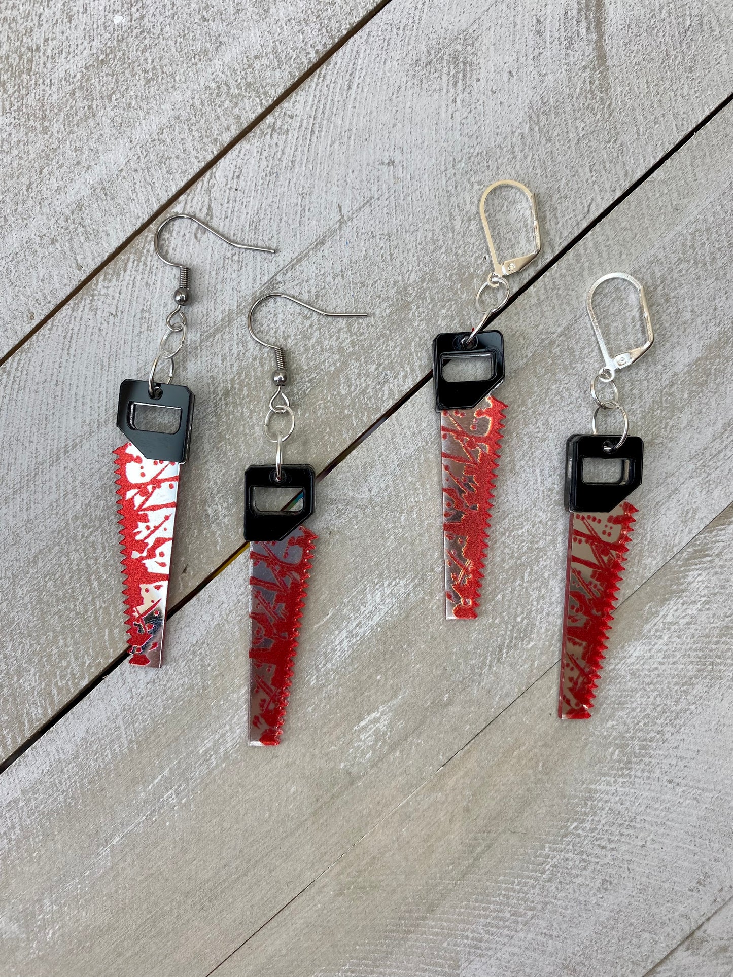 Bloody Saw Earrings