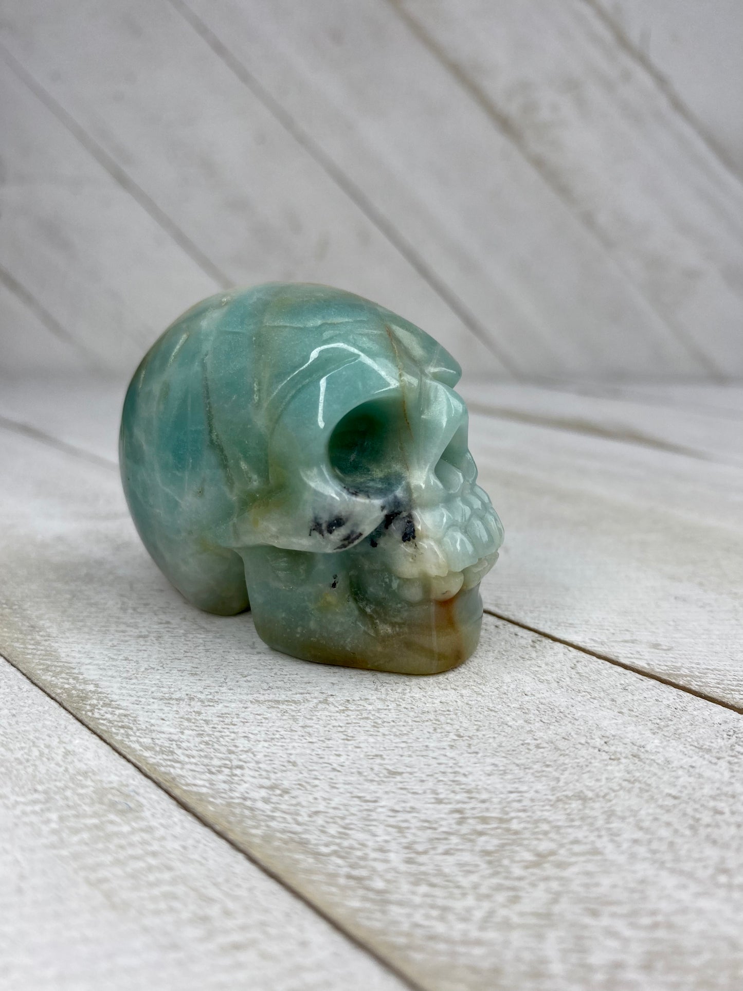 Amazonite Crystal Skull