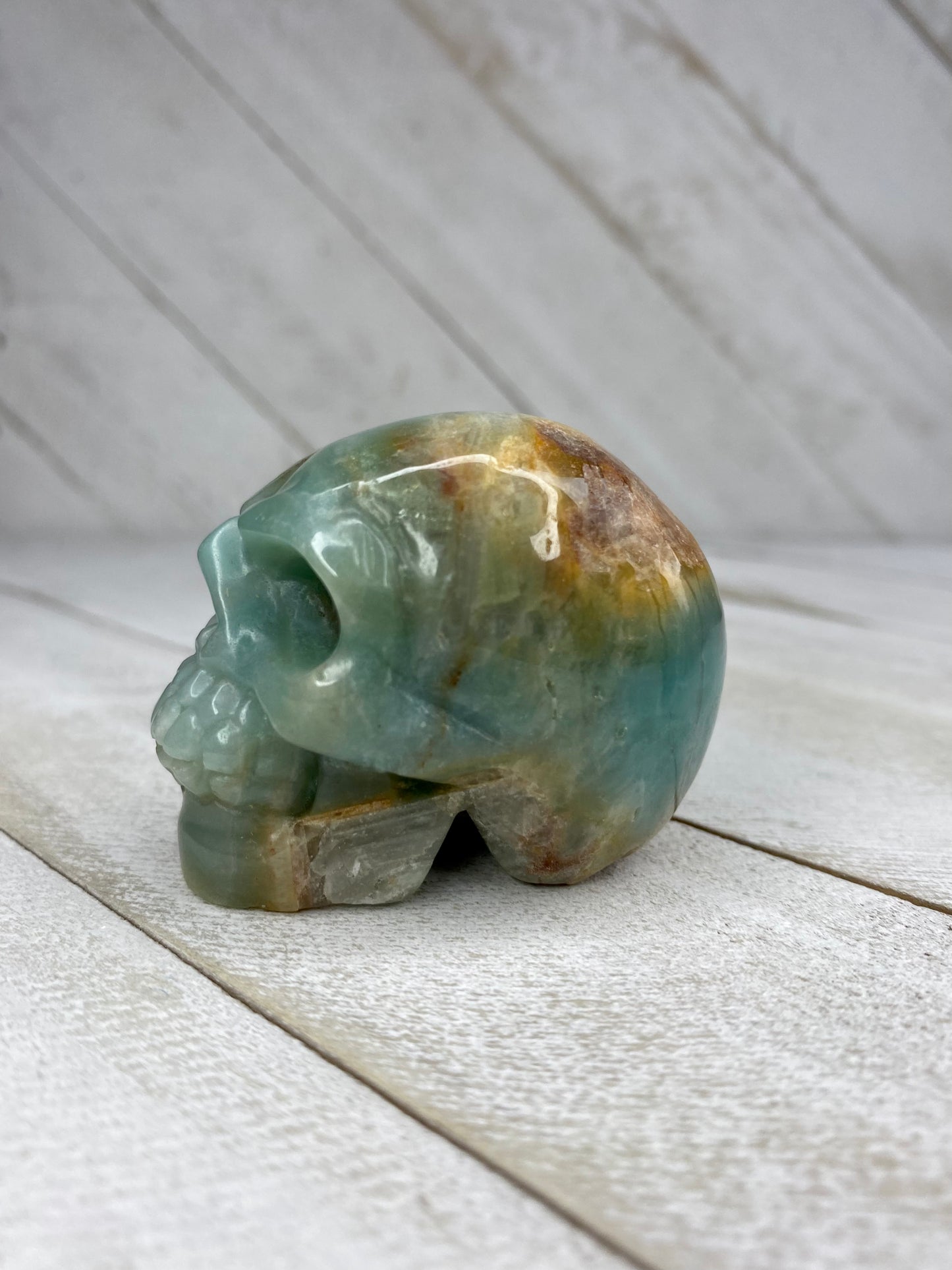 Amazonite Crystal Skull