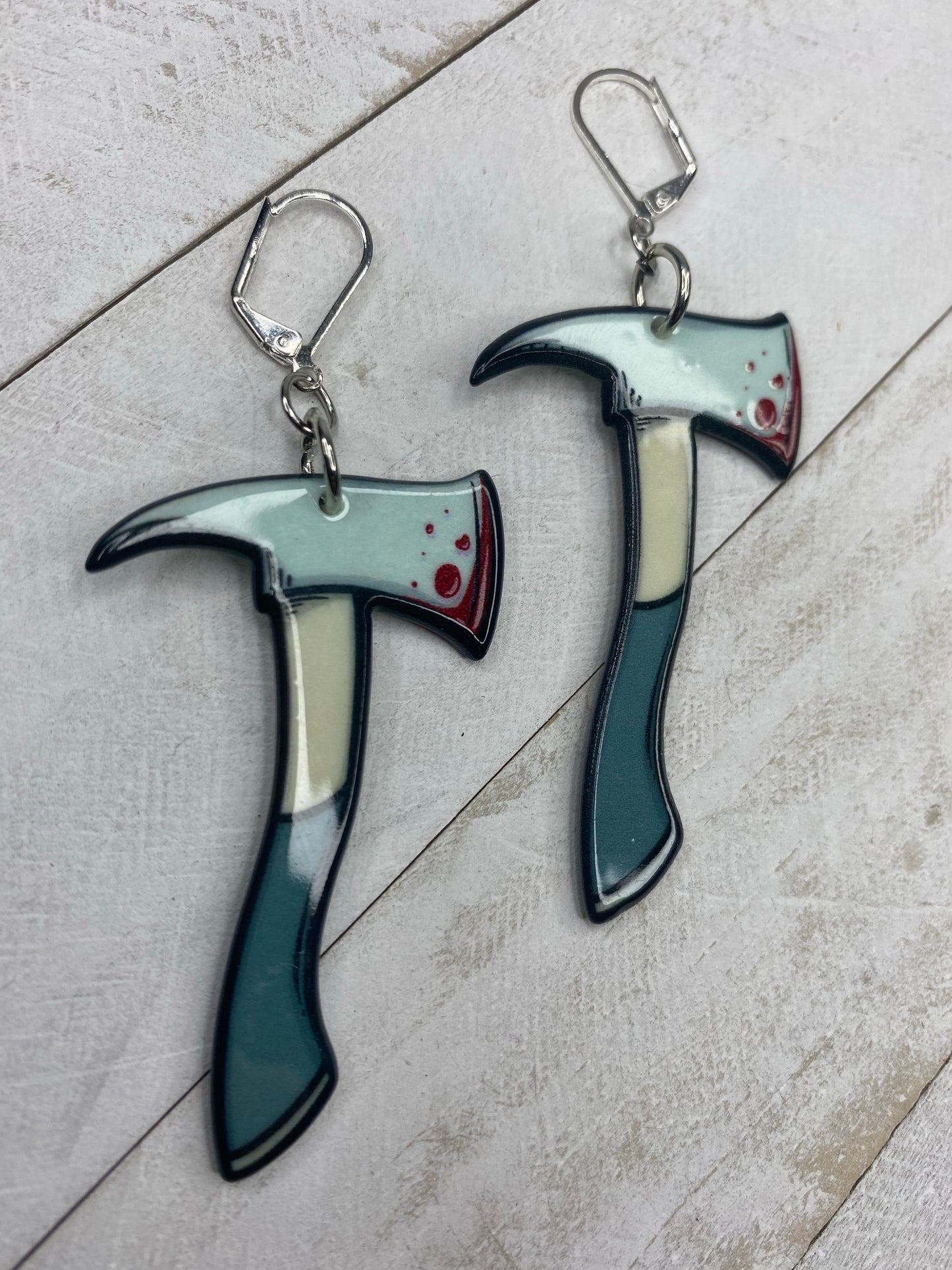 Bloody Axe Earrings