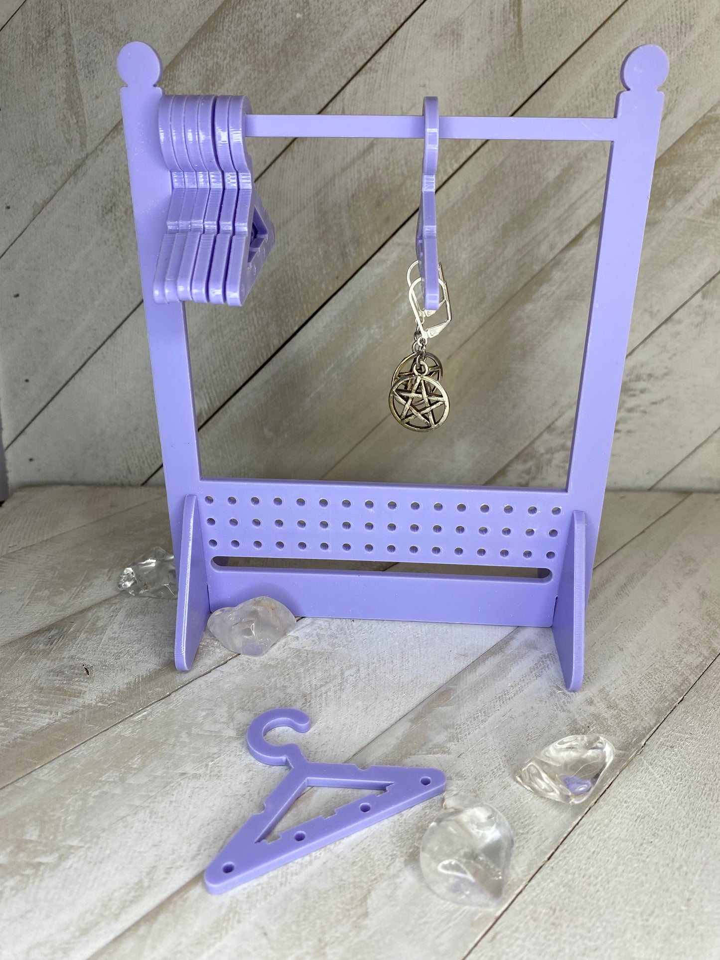 Purple Earring Display