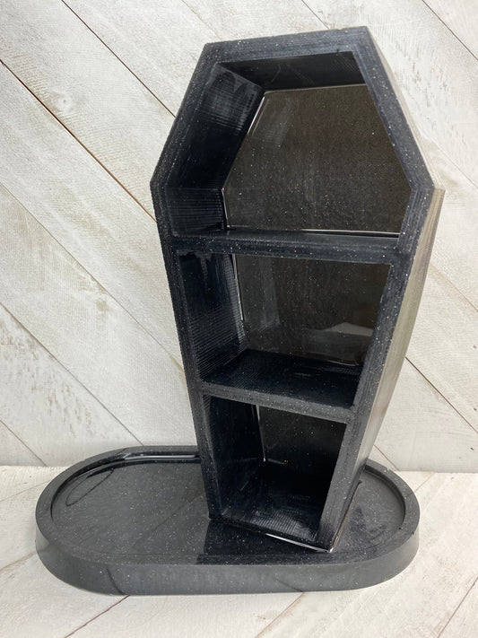 XL Black Coffin Shelf