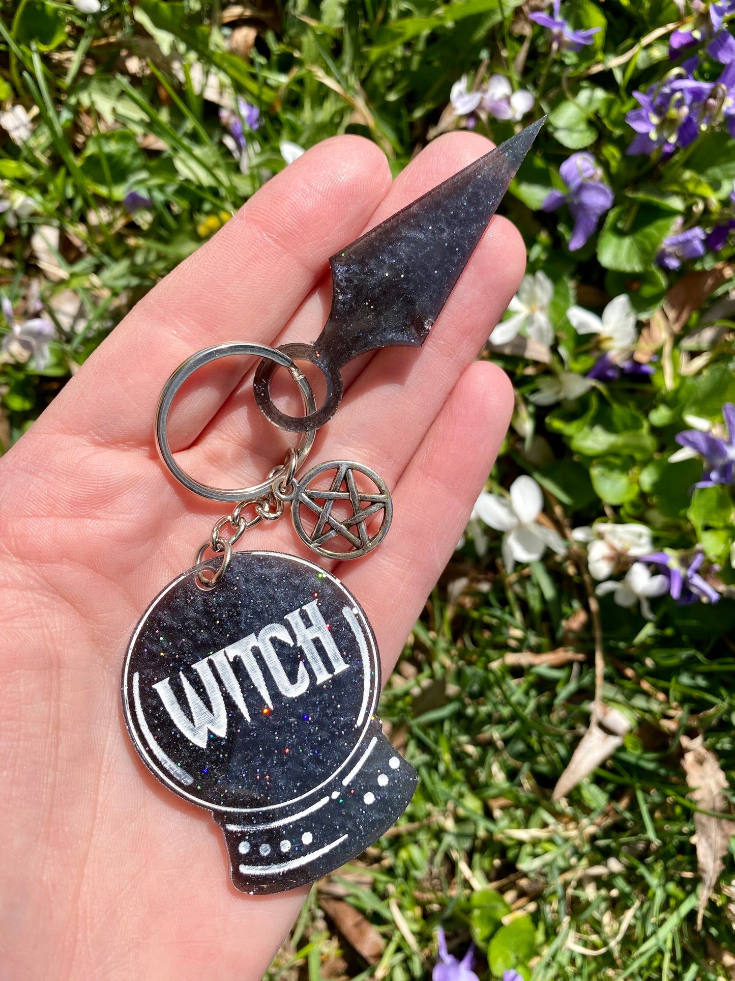 Witch Safety Keychain