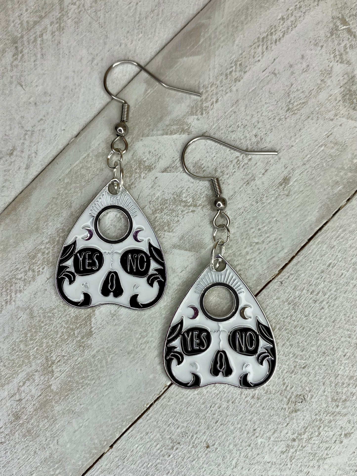 Skull Planchette Earrings