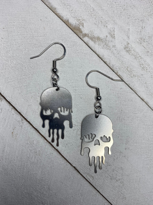 Toxic Skull Earrings