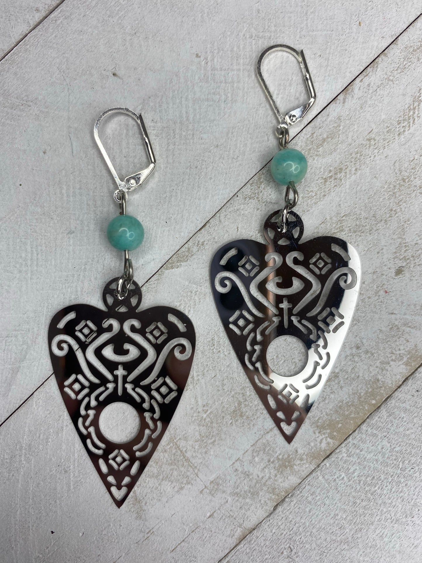 Ouija Planchette Earrings