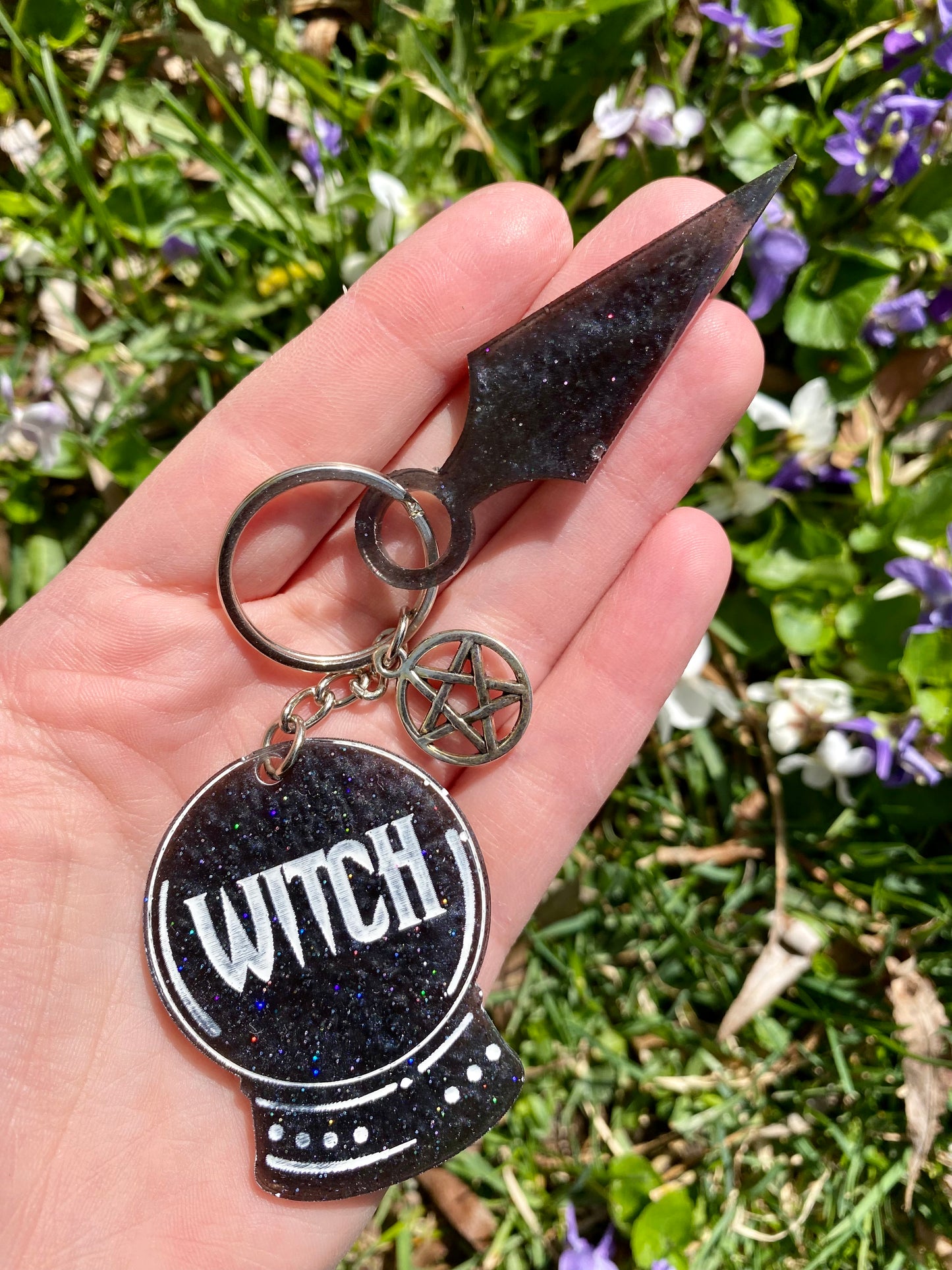 Witch Safety Keychain