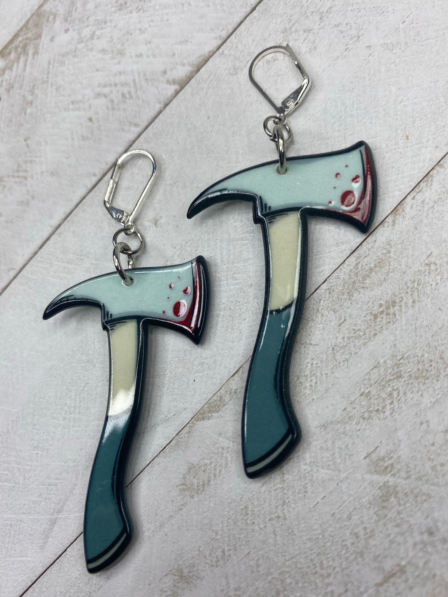 Bloody Axe Earrings