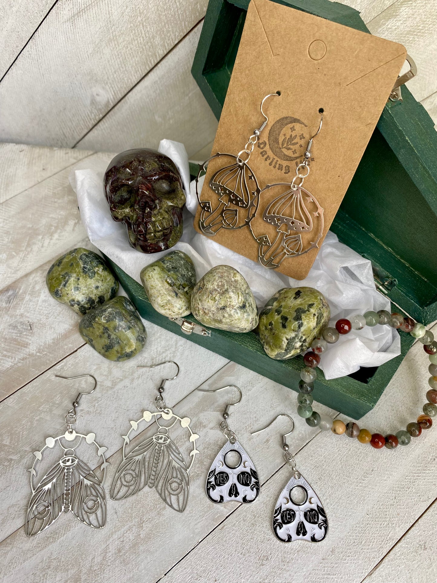 Hecate Green Coffin Mystery Box