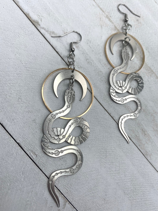 Snake Goddess Earrings