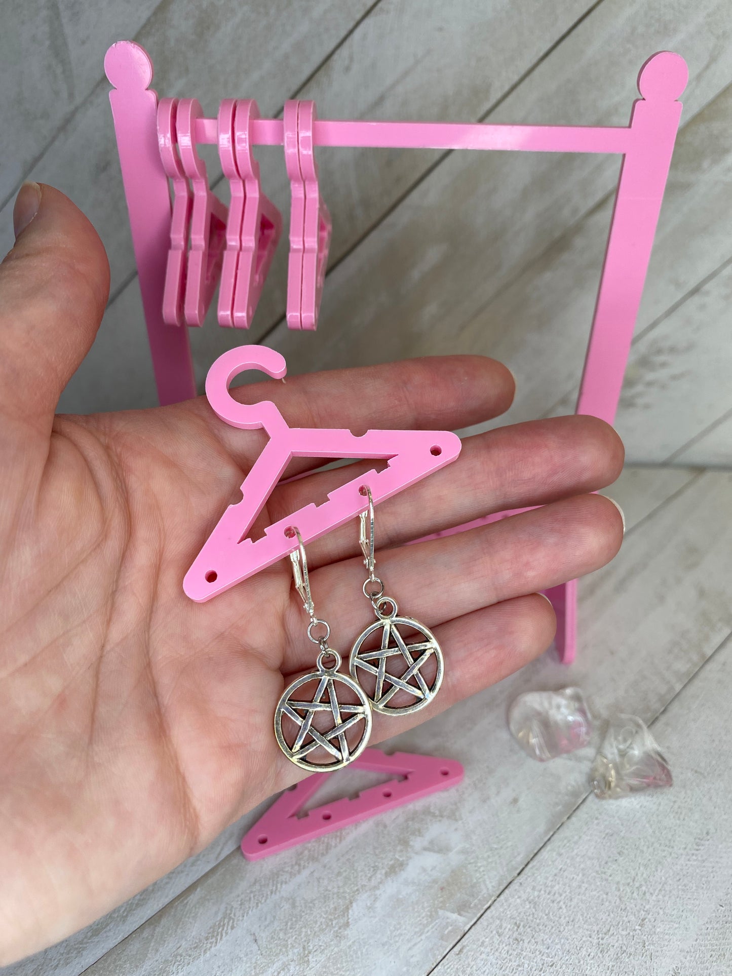 Pink Earring Display