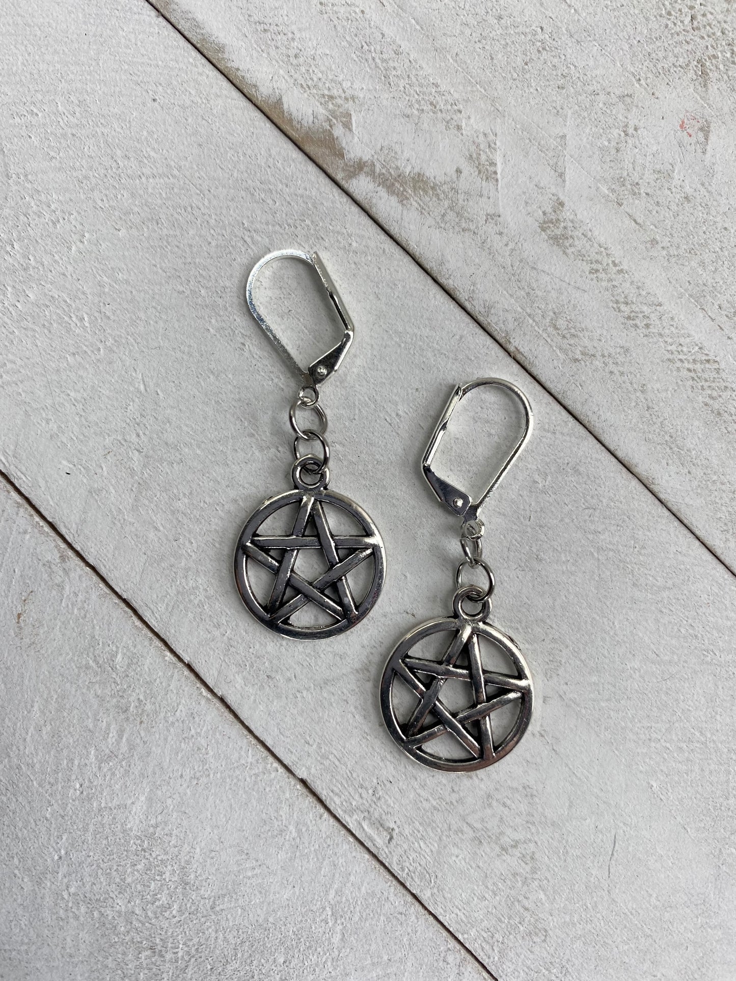 Mini Pentacle Earrings