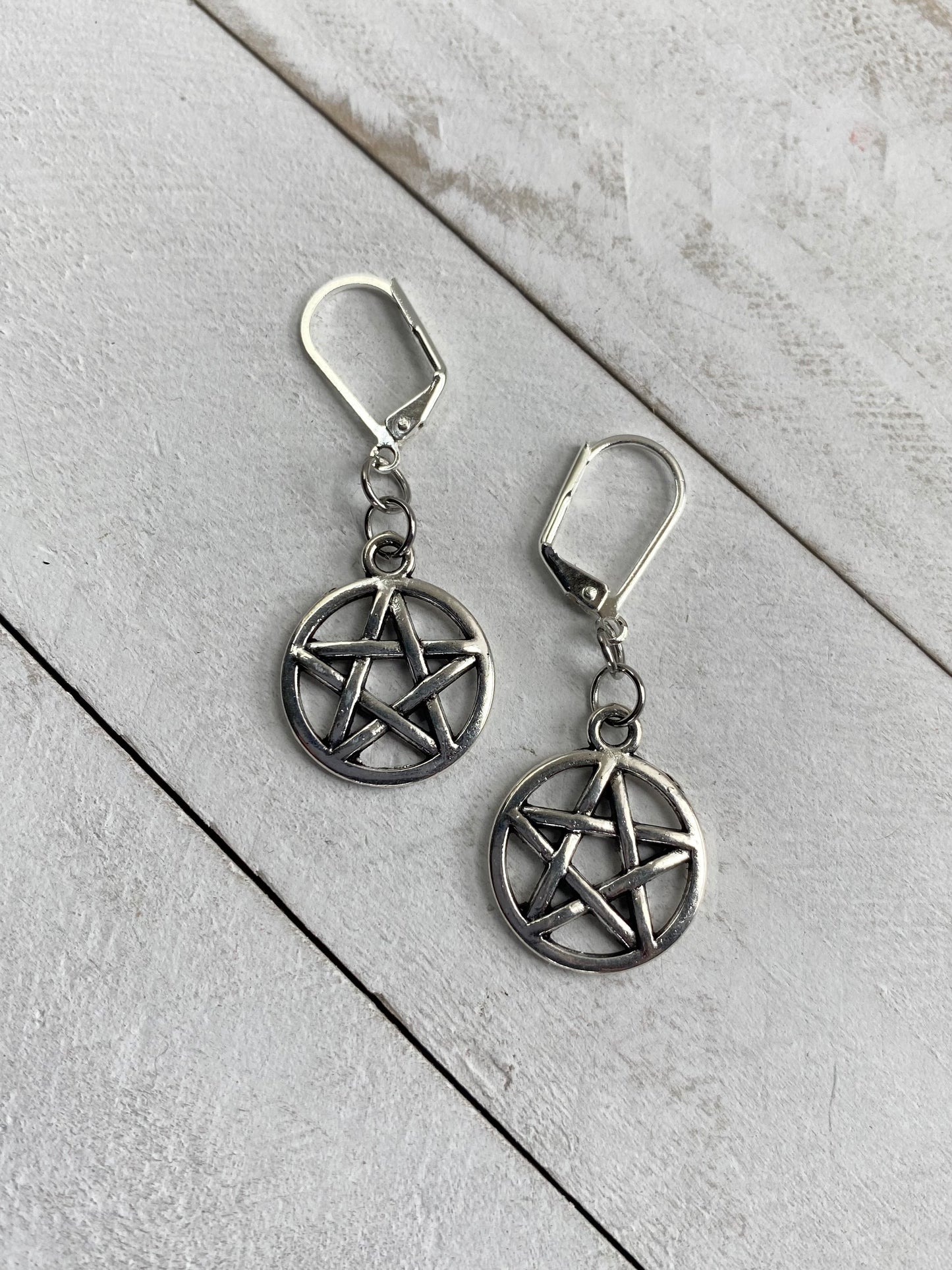 Mini Pentacle Earrings