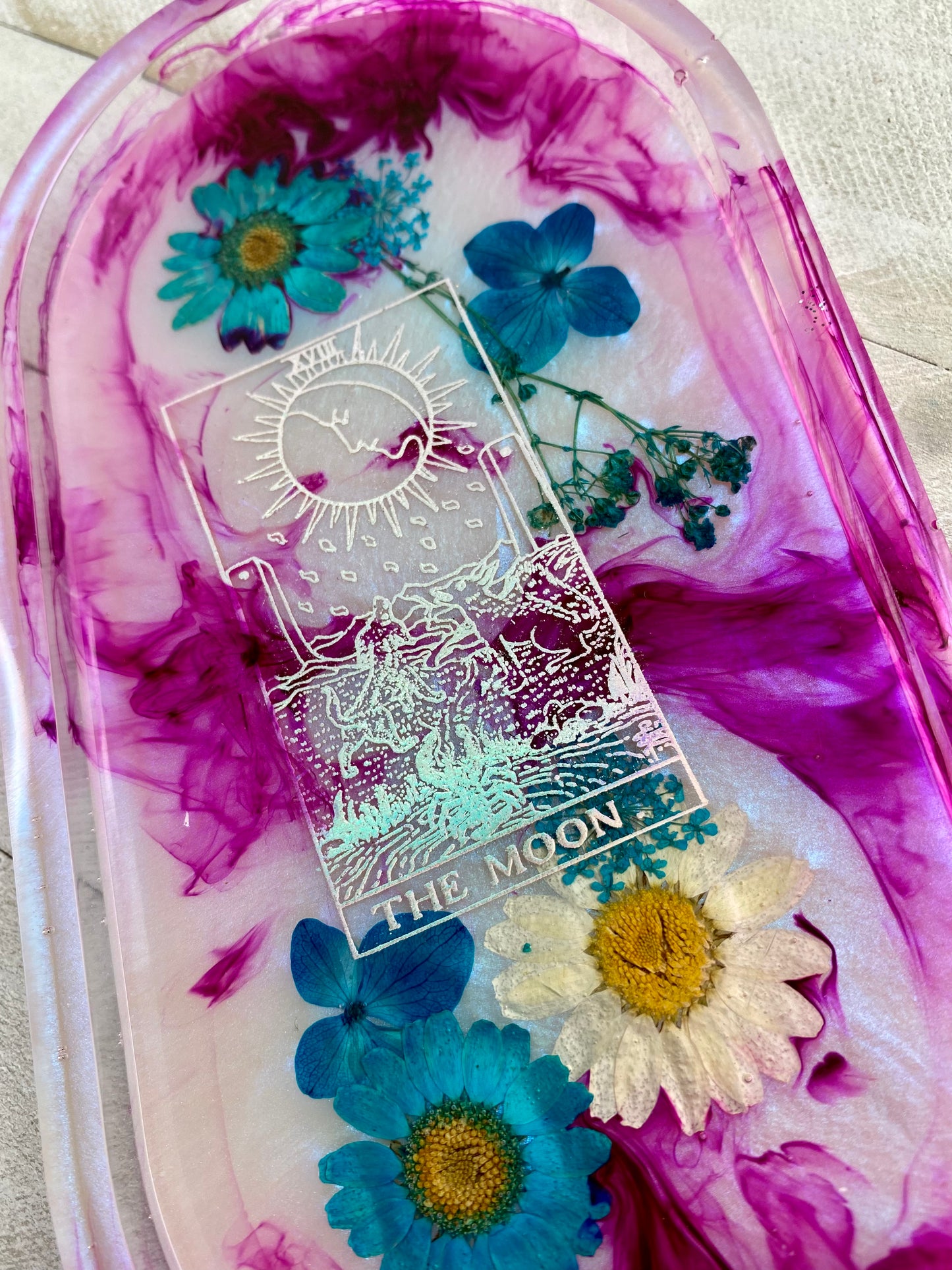 The Moon Tarot Card Tray