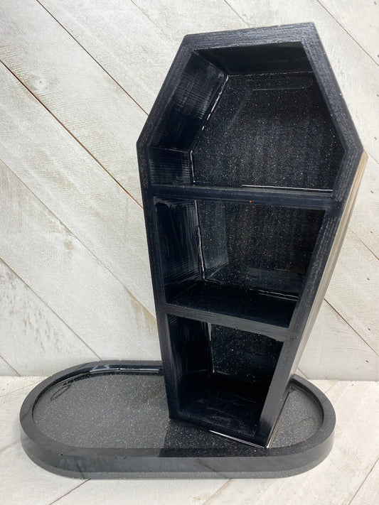 Gunmetal XL Coffin Shelf