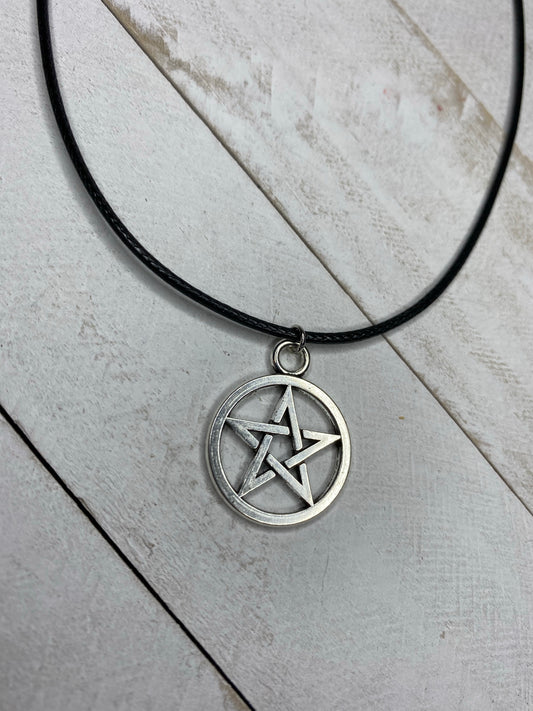 Metal Pentacle Necklace